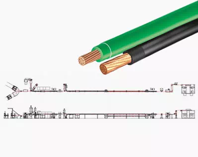 Insulation & Sheathing line for THHN cables